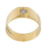 Diamond gypsy ring from 1926-gents rings-The Antique Ring Shop