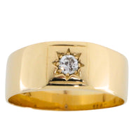 Diamond gypsy ring from 1926-gents rings-The Antique Ring Shop