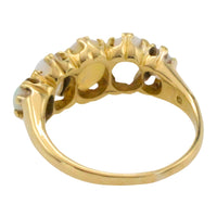 Edwardian five stone opal ring-The Antique Ring Shop