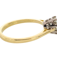 Old European cut diamond solitaire ring-engagement rings-The Antique Ring Shop