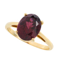 Garnet ring in 14 carat gold-Vintage Rings-The Antique Ring Shop