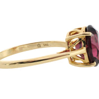 Garnet ring in 14 carat gold-Vintage Rings-The Antique Ring Shop