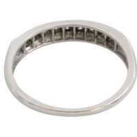Platinum ring with diamonds