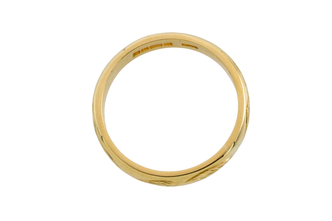 Wedding band with motif from 1924