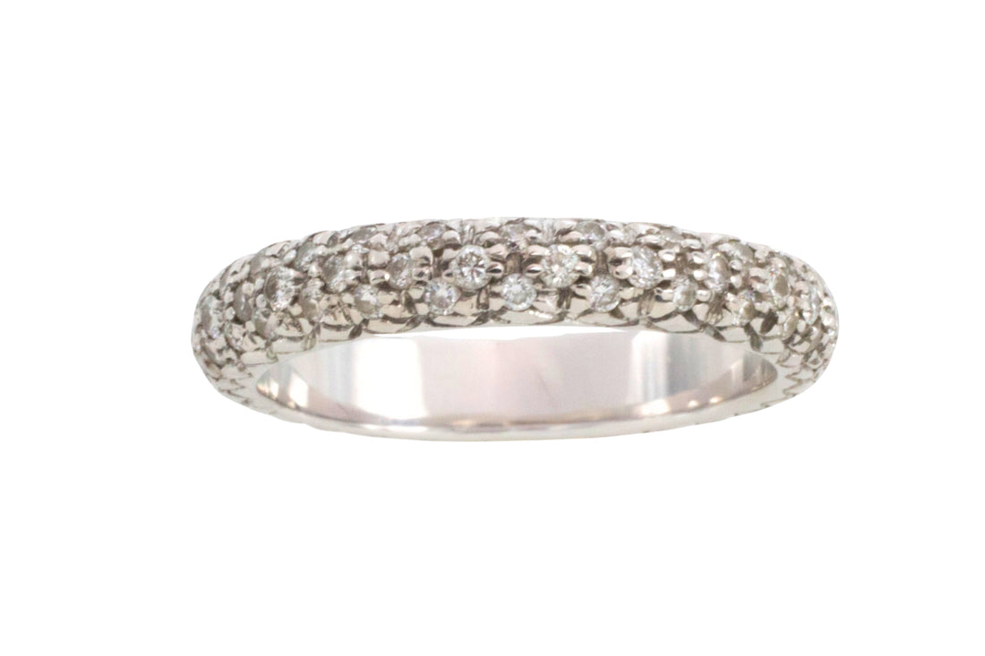 Eternity ring met diamanten van 18 karaat goud