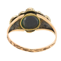 Victorian mourning paste and pearl ring-Antique rings-The Antique Ring Shop