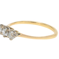 Edwardian old cut diamond ring in 18 carat gold