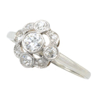 Antique five old cut diamond ring-The Antique Ring Shop