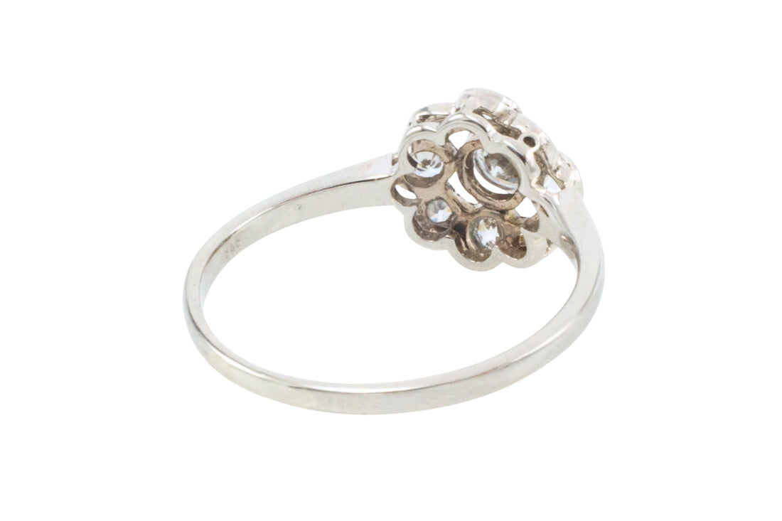 Antique five old cut diamond ring-The Antique Ring Shop