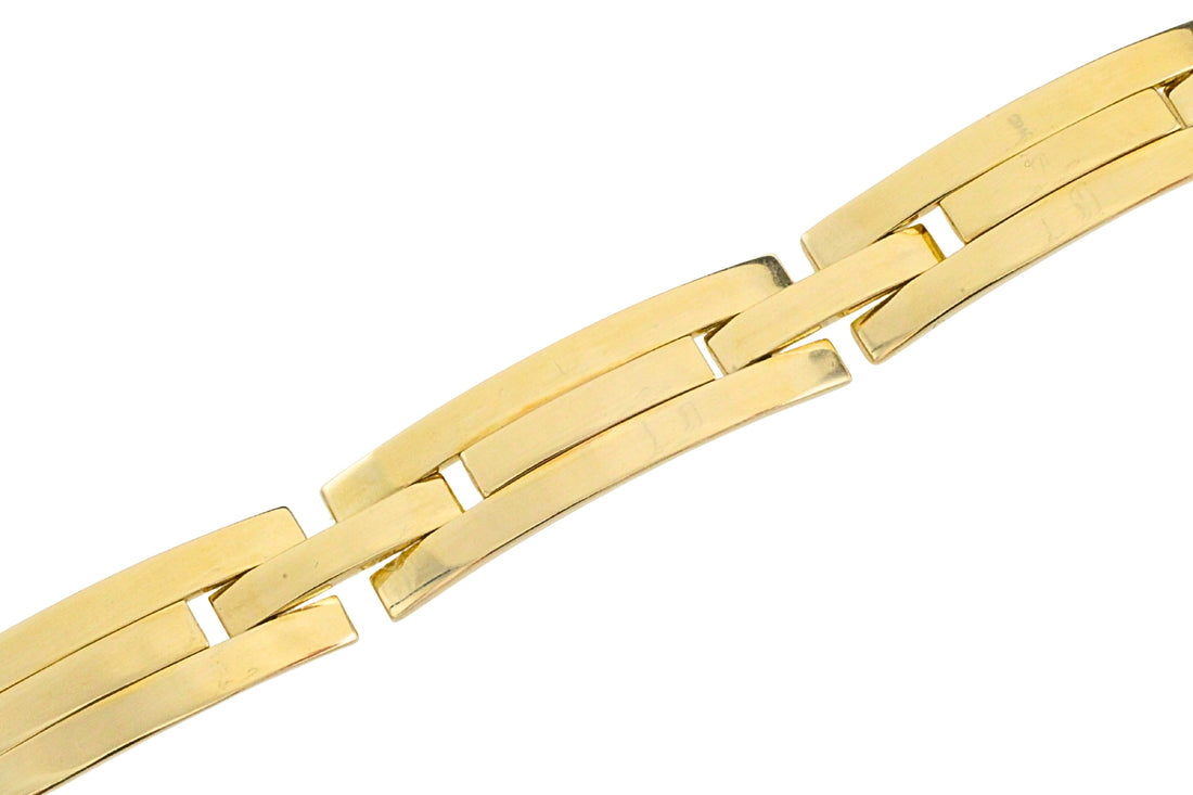 14 carat gold link bracelet
