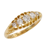 Edwardian old cut diamond ring from 1904-Antique rings-The Antique Ring Shop