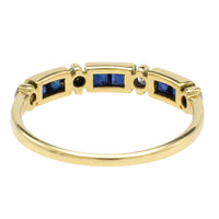 Vintage sapphire and diamond ring