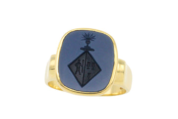 Vintage signet intaglio ring