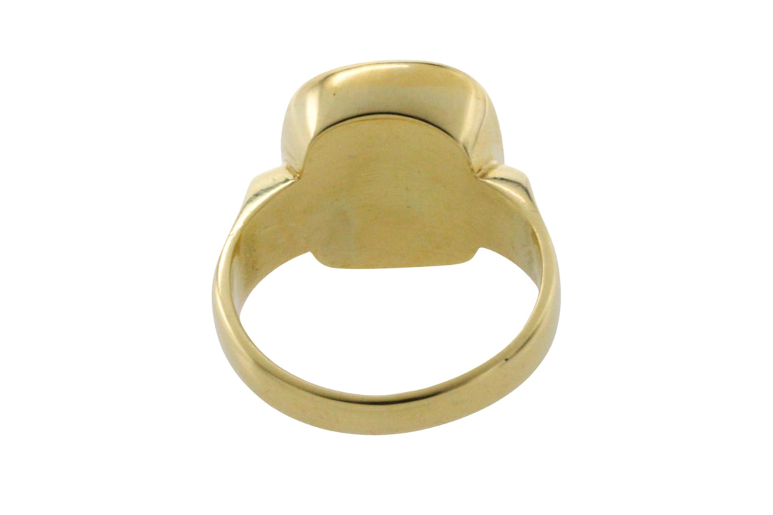 Vintage signet intaglio ring-Vintage Rings-The Antique Ring Shop