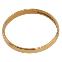 18 carat gold wedding band from 1920-wedding rings-The Antique Ring Shop