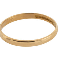 18 carat gold wedding band from 1920-wedding rings-The Antique Ring Shop