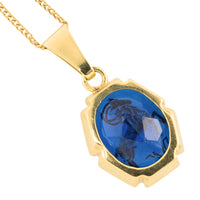 Aries zodiac pendant and chain-Pendants-The Antique Ring Shop