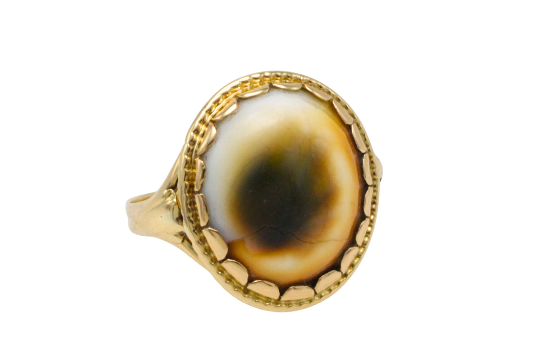 Vintage 14 carat gold Mata Biak ring-Vintage Rings-The Antique Ring Shop