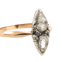 Rose diamond marquise ring-Antique rings-The Antique Ring Shop