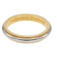 Tiffany & Co platinum and 18 carat gold band-wedding rings-The Antique Ring Shop