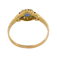 Edwardian sapphire and diamond ring from 1902-Antique rings-The Antique Ring Shop