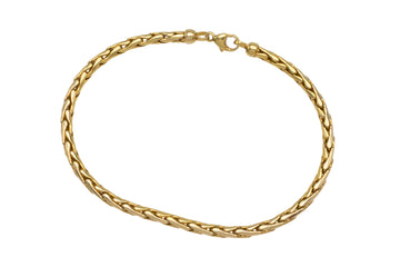 Foxtail bracelet in 14 carat gold-Bracelets-The Antique Ring Shop