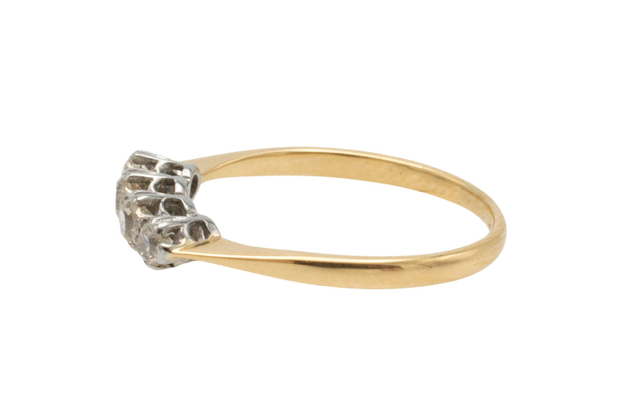 Edwardian four stone diamond ring-Antique rings-The Antique Ring Shop