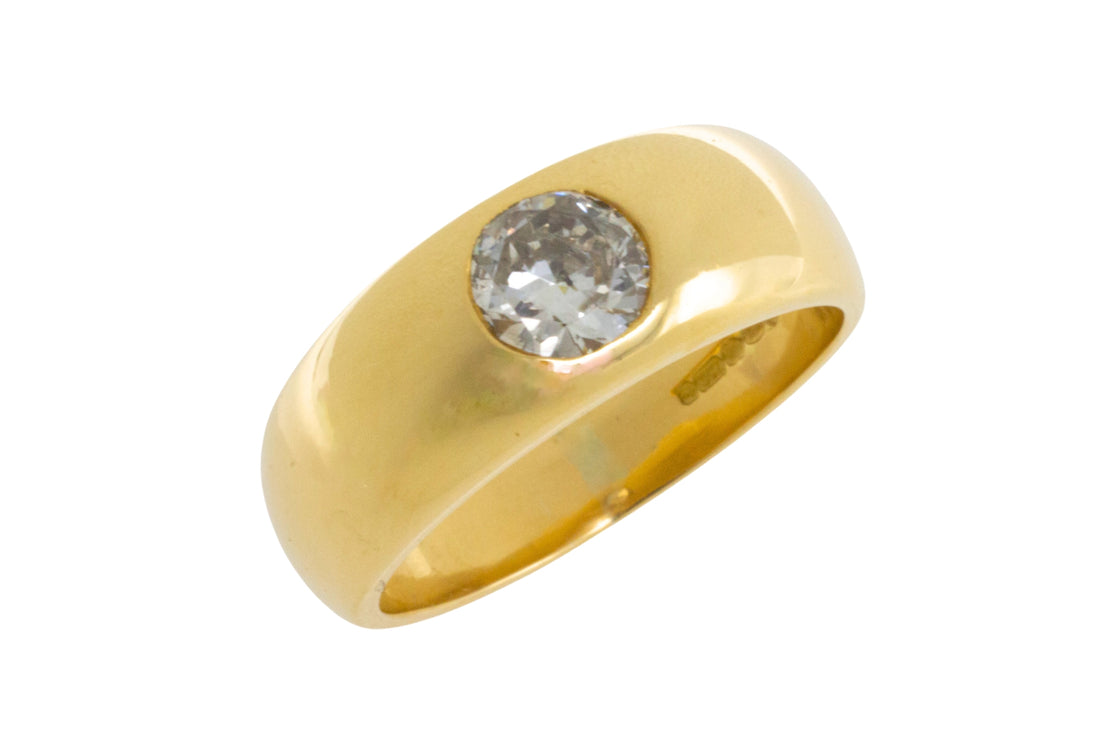 Vintage diamond ring in 18 carat gold-Vintage Rings-The Antique Ring Shop