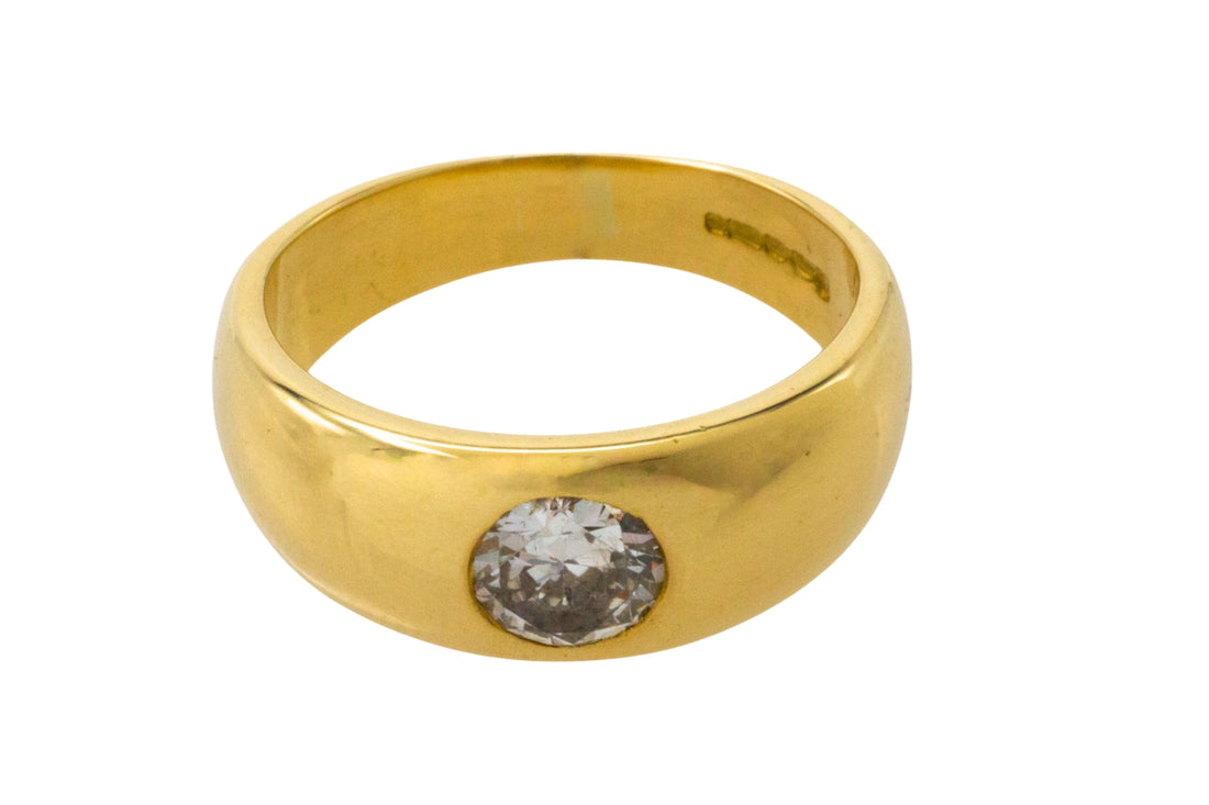 Vintage diamond ring in 18 carat gold-Vintage Rings-The Antique Ring Shop