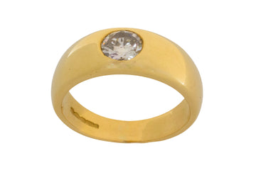 Vintage diamond ring in 18 carat gold-Vintage Rings-The Antique Ring Shop