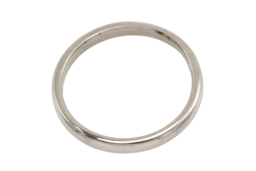 Vintage platinum band-wedding rings-The Antique Ring Shop