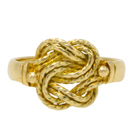 Vintage 14 carat gold knot ring-Vintage Rings-The Antique Ring Shop