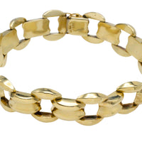 Vintage link bracelet in 14 carat gold