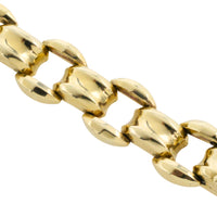 Vintage link bracelet in 14 carat gold