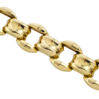 Vintage link bracelet in 14 carat gold