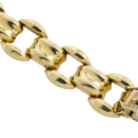 Vintage link bracelet in 14 carat gold