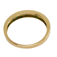 Emerald half eternity band-Vintage Rings-The Antique Ring Shop