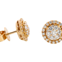 Diamond studs in 18 carat gold
