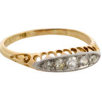 Edwardian old cut diamond ring