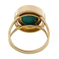 Turquoise ring in 14 carat gold
