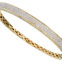Diamond bracelet in 14 carat gold-Bracelets-The Antique Ring Shop