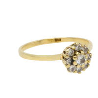 Vintage diamond cluster ring in 14 carat gold-Vintage Rings-The Antique Ring Shop