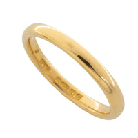 22 carat gold wedding band from 1926-wedding rings-The Antique Ring Shop