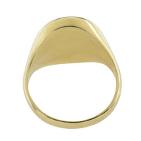 Vintage signet intaglio ring in 14 carat gold-mens rings-The Antique Ring Shop