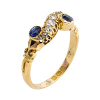 Sapphire and diamond ring from 1903