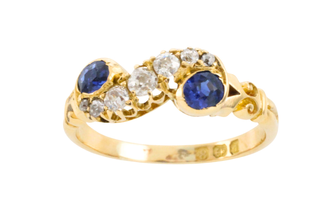 Sapphire and diamond ring from 1903
