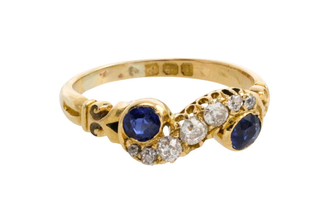 Sapphire and diamond ring from 1903