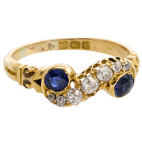 Sapphire and diamond ring from 1903