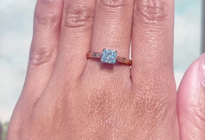 Vintage diamond solitaire ring