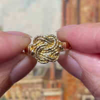 Vintage 14 carat gold knot ring